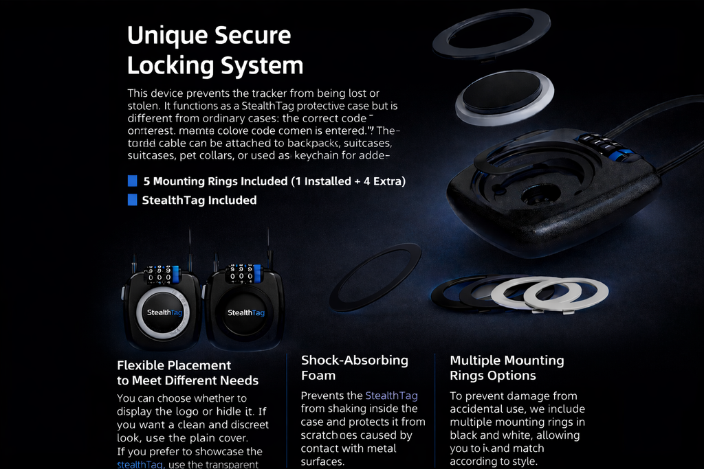 StealthTag Padlock Tracker