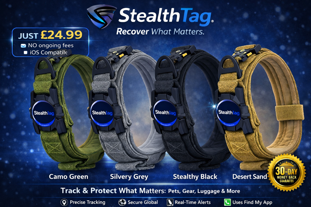 StealthTag Dog Tracker and collar